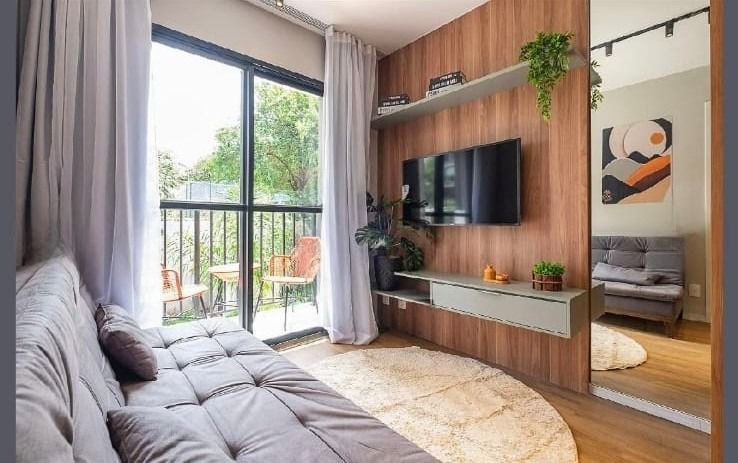 STUDIO MOBILIADO 27m² em PINHEIROS