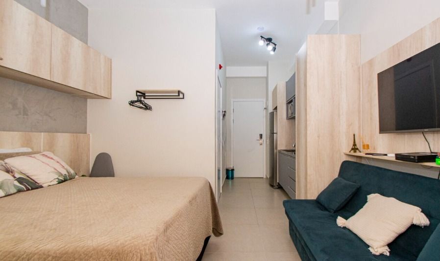 STUDIO MOBILIADO 27m² em PINHEIROS