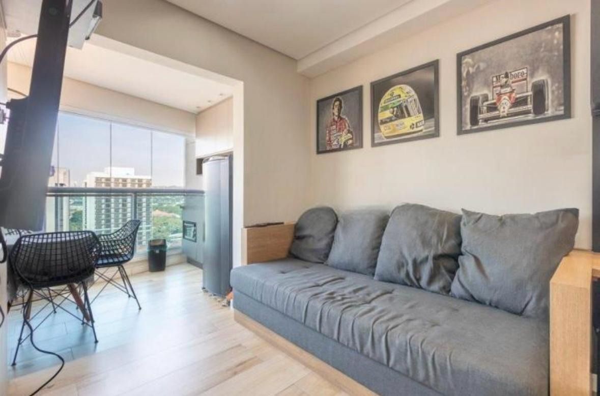 STUDIO MOBILIADO 35m² em Pinheiros