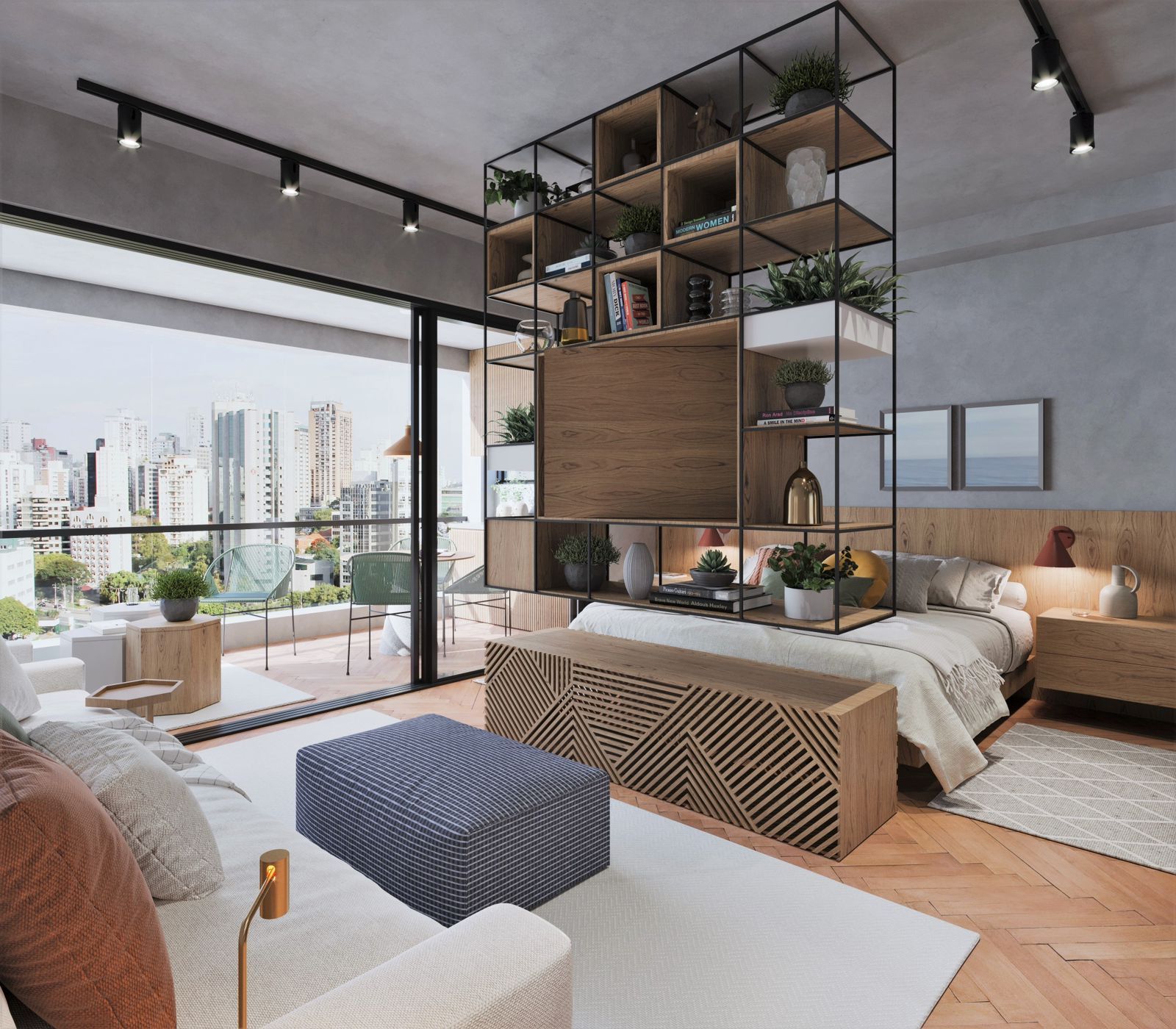 STUDIO MOBILIADO 55m² no ITAIM